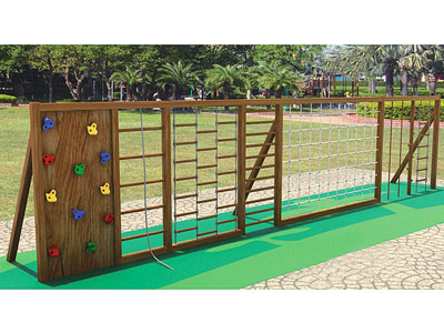 Fun Wooden Garden Play Structures for Kids MP-025